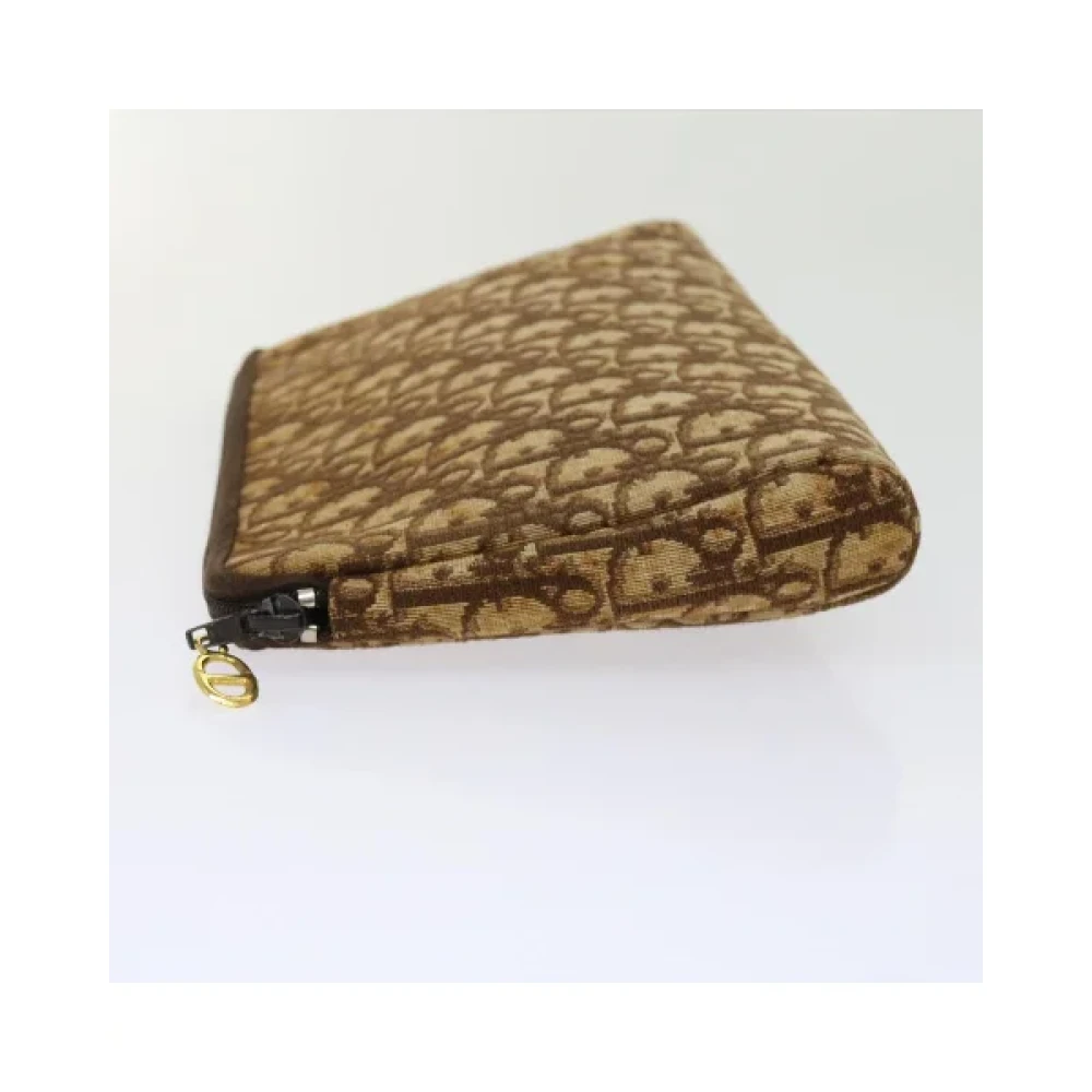 Dior Vintage Pre-owned Canvas dior-bags Brown Dames