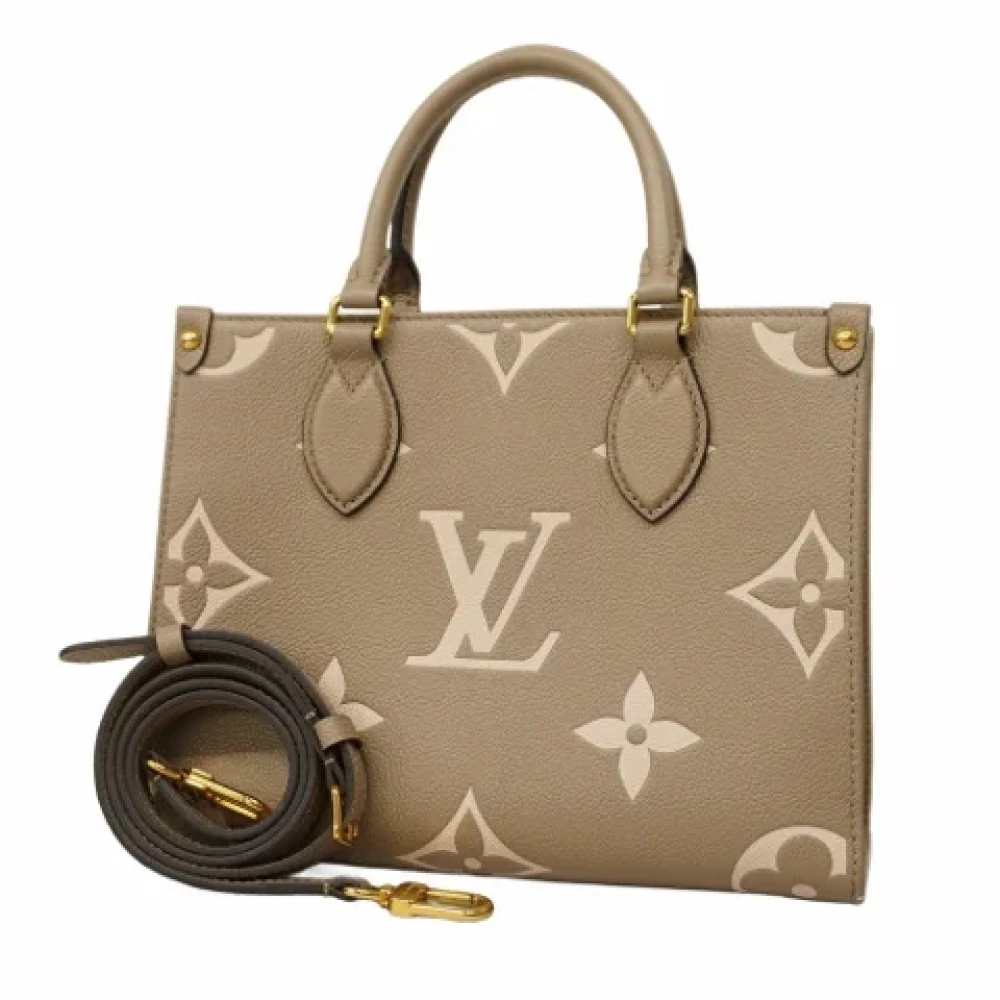 Louis Vuitton Vintage Pre-owned Fabric louis-vuitton-bags Beige Dames