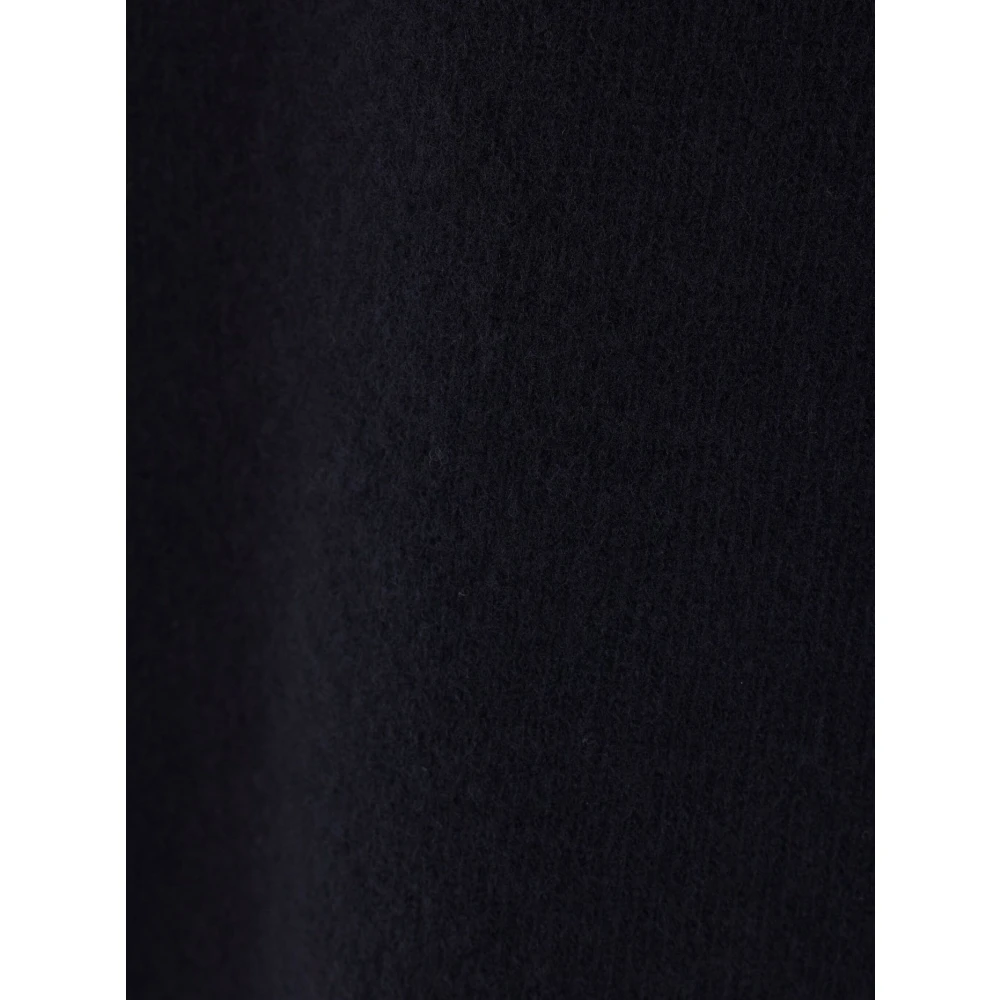Maison Margiela Blauwe Gebreide Trui met Logodetail Blue Heren