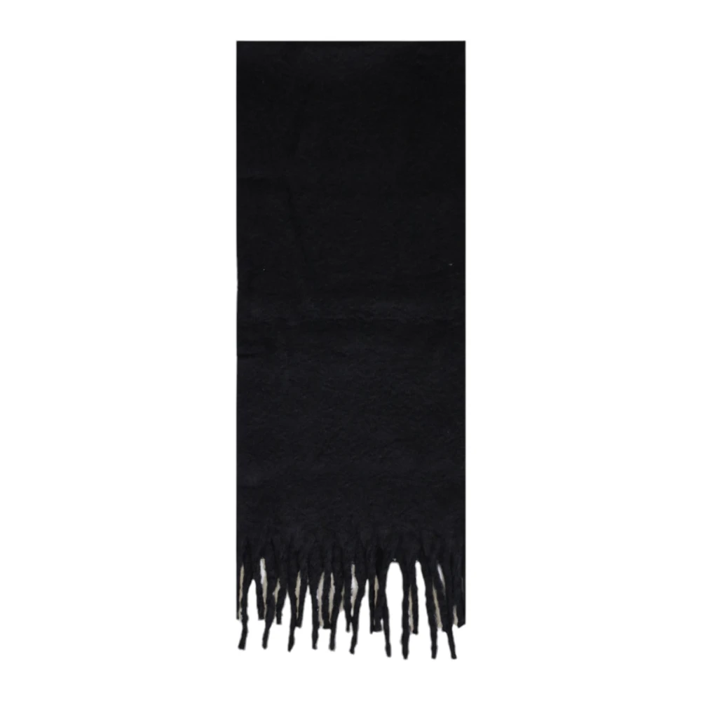 Antony Morato Zwarte Effen Heren Sjaal Polyester Black Heren
