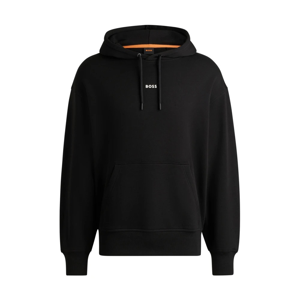 Hugo Men's Black Hoodies, L, Wesmallhood Hoodie