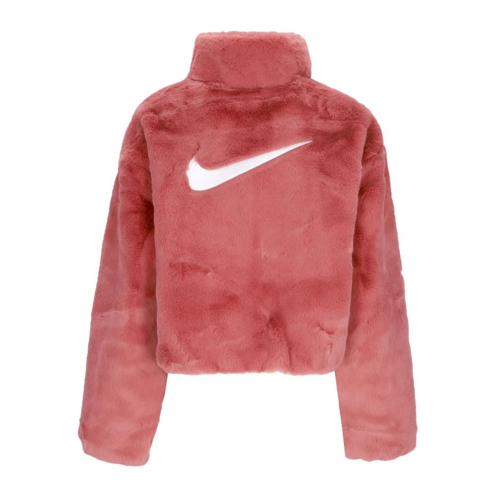 Nike Comfortabele dames sportjas met volledige ritssluiting Pink Dames
