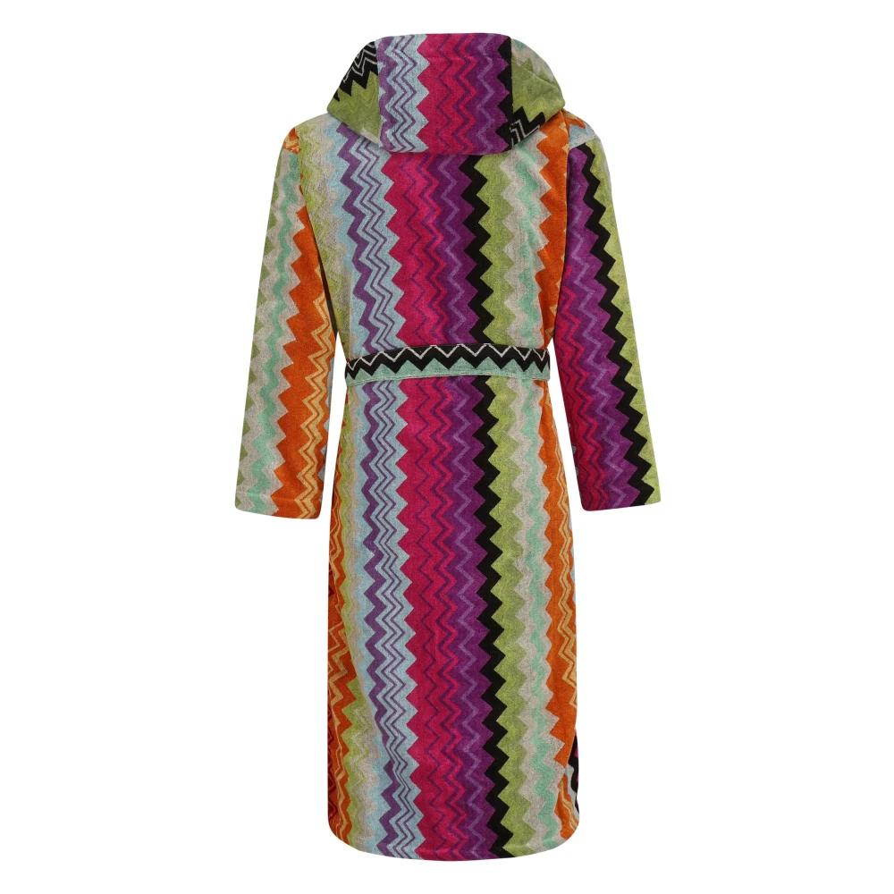 Missoni Home Katoenen Badjas Multicolor Homeware Multicolor Heren