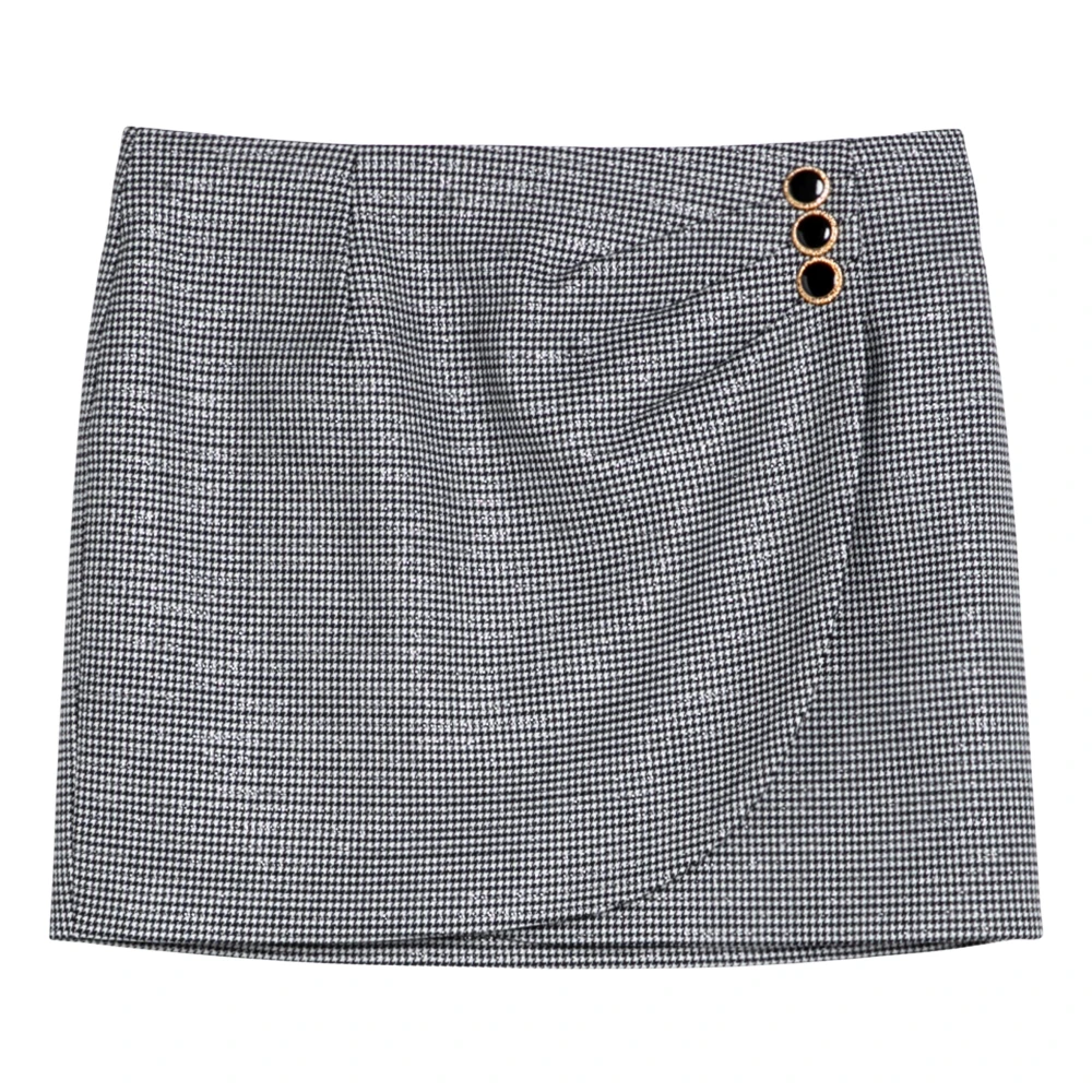 Alessandra Rich Mini Rok Gray Dames