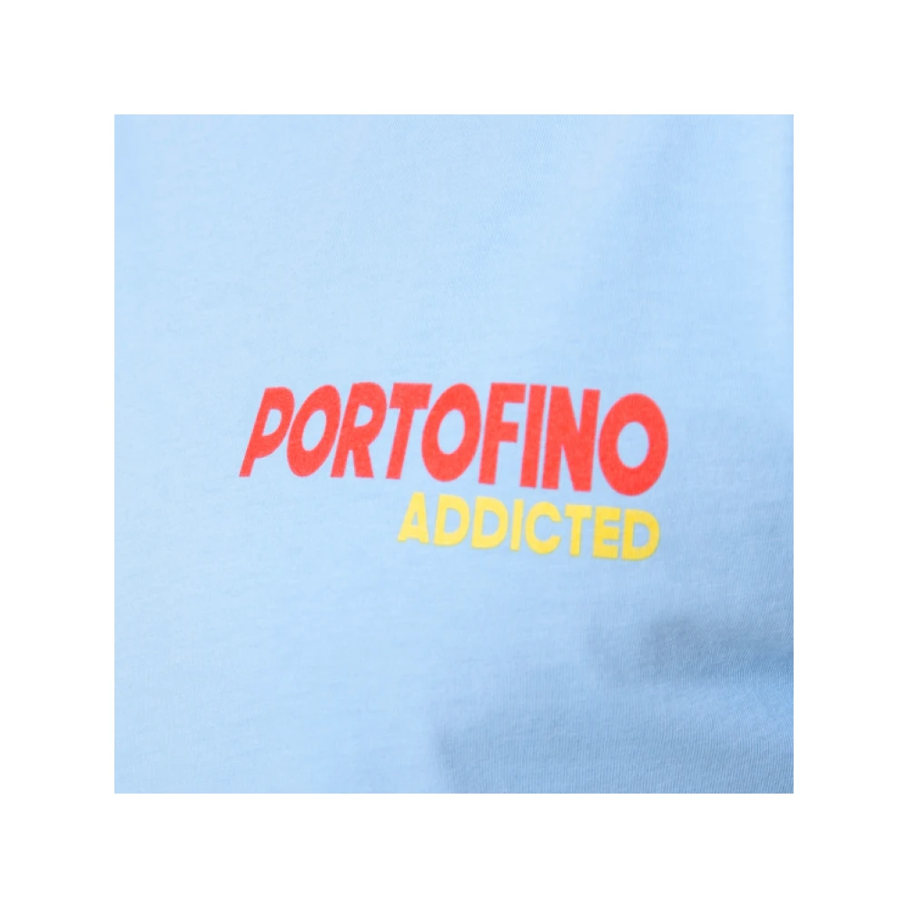 MC2 Saint Barth Blauwe Portofino Addicted T-shirt Blue Heren