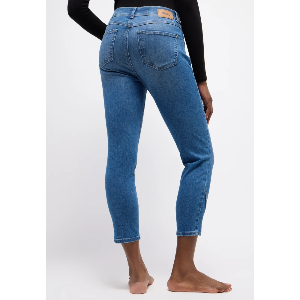 Angels Glam Detail Ornella Jurk Blue Dames