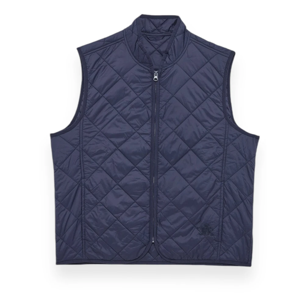 Baracuta Gewatteerd Vest voor Mannen Blue Heren