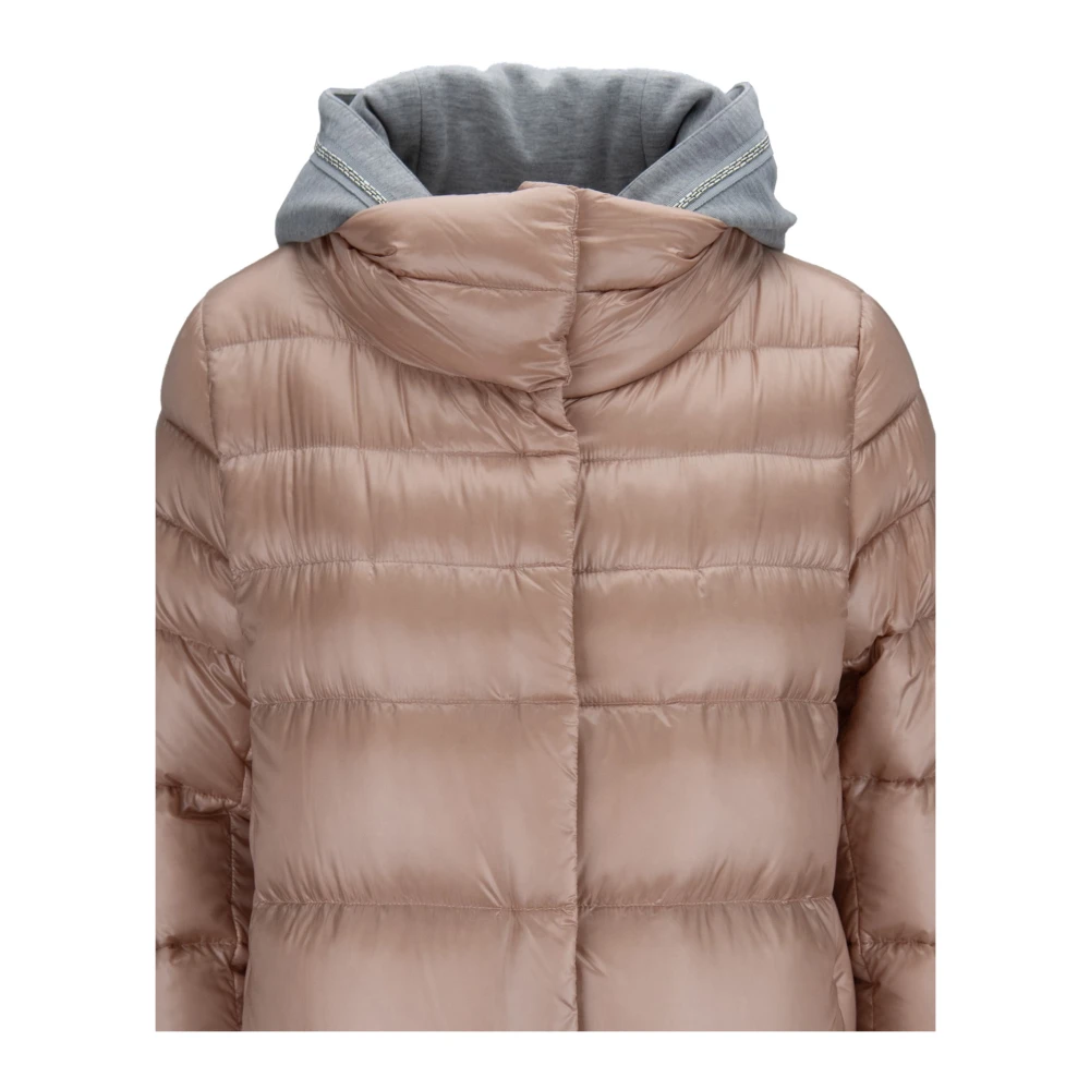 Herno Korte donsjas met automatische knoop rits Brown Dames