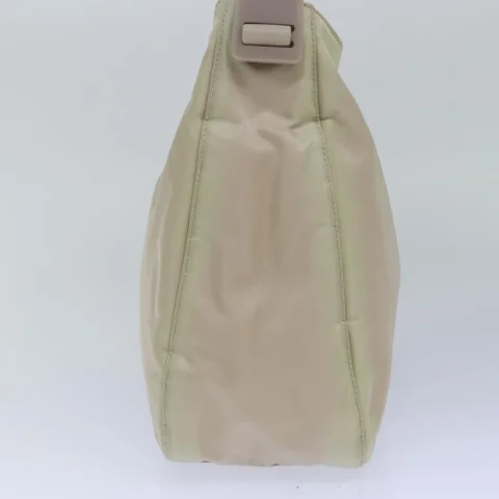 Prada Vintage Pre-owned Fabric prada-bags Beige Dames