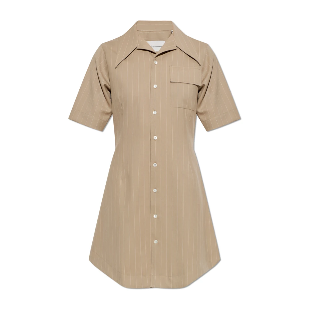 Ami Paris Donna Beige Abiti, 3XS, New,