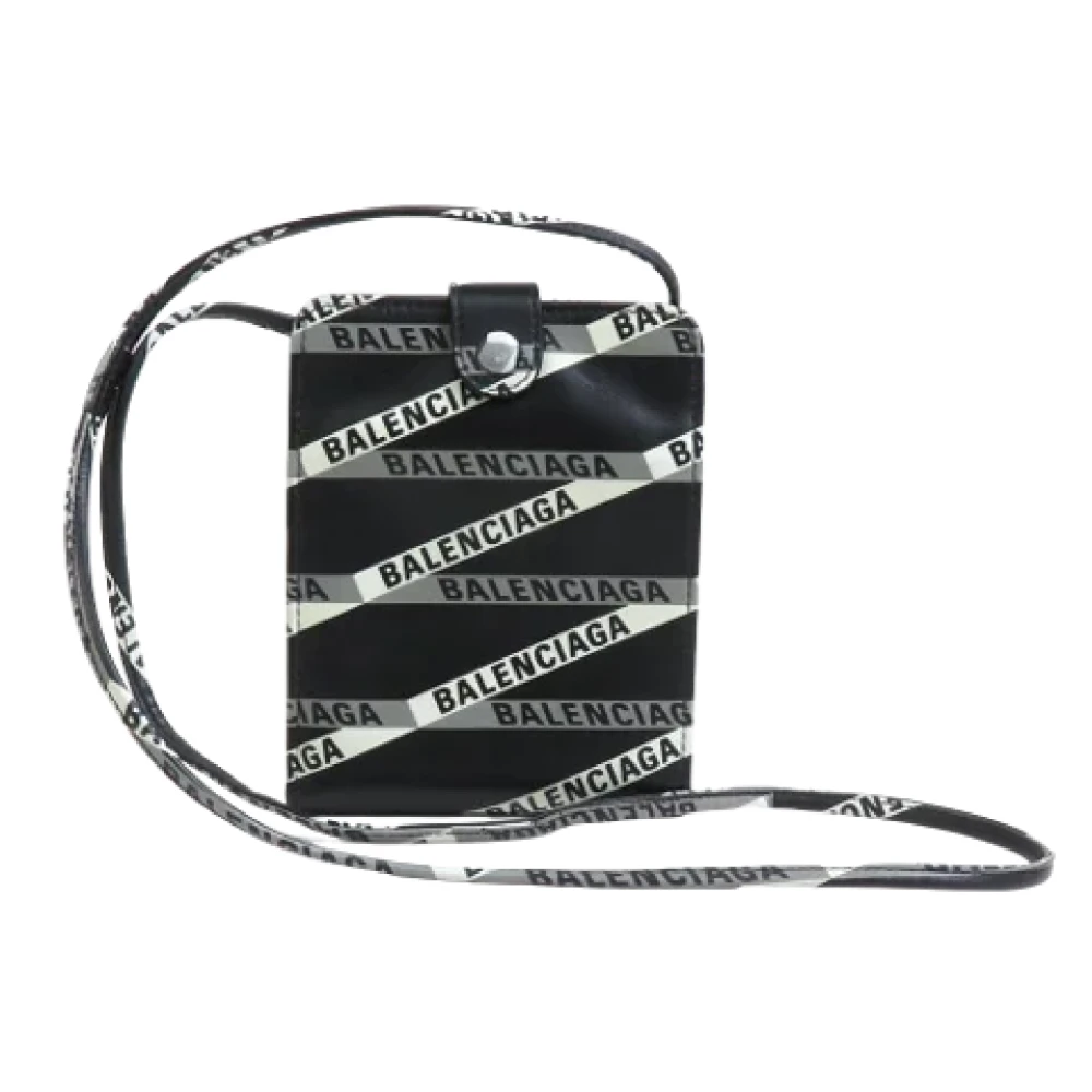 Balenciaga Vintage Pre-owned Leather wallets Black Dames