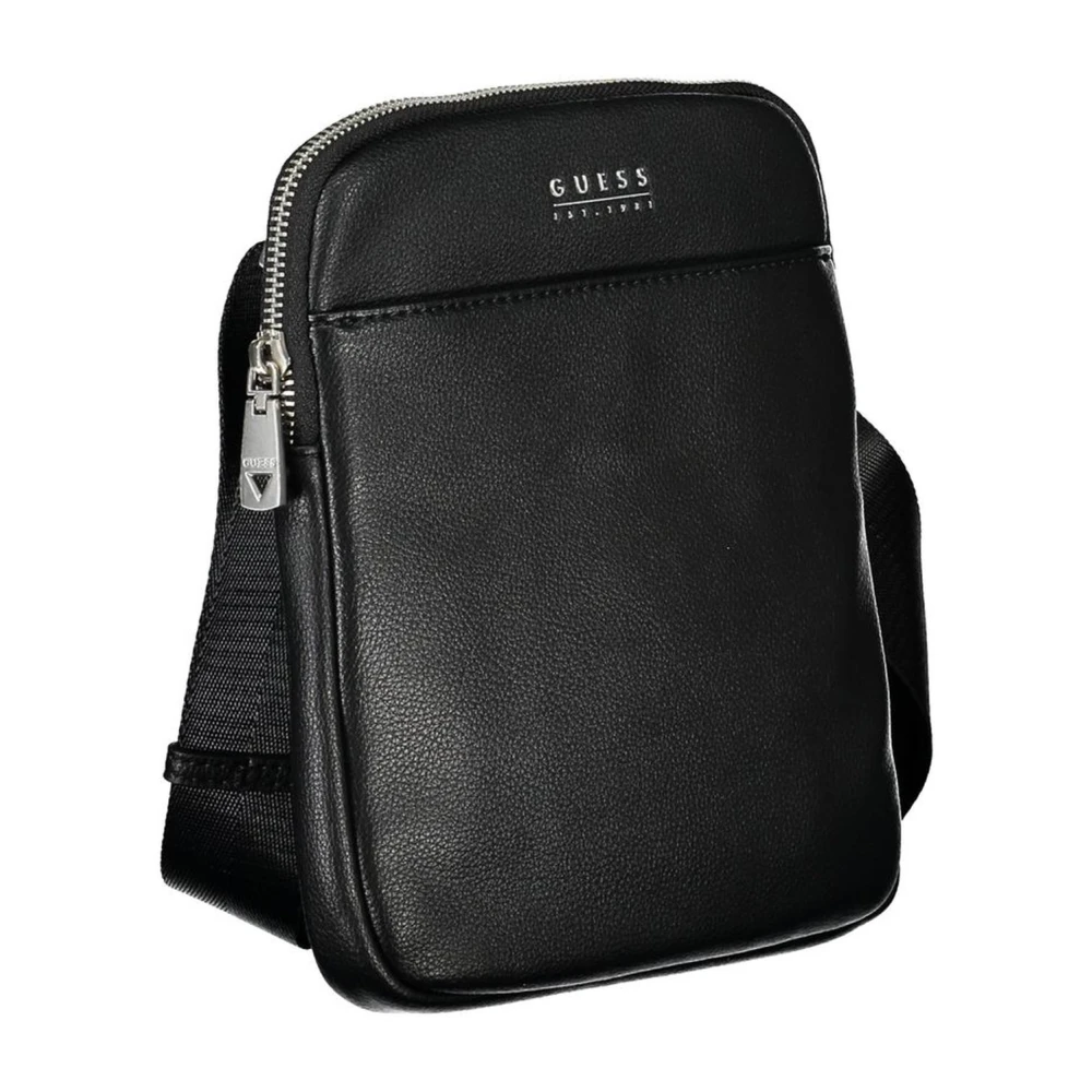Guess Verstelbare schoudertas met meerdere zakken Black Heren
