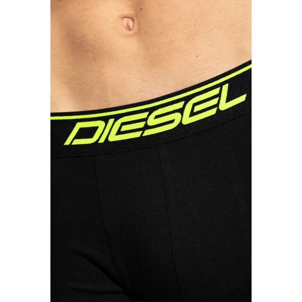 Diesel Umbx-Damienthreepack boxershorts drie-pack Black Heren
