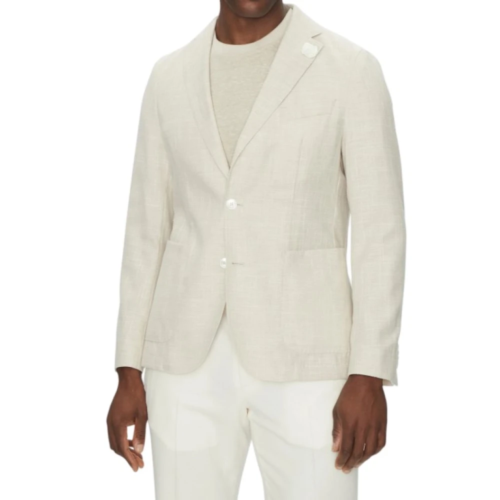 Hugo - Jackets > Blazers - Beige - Hugo - Modalova
