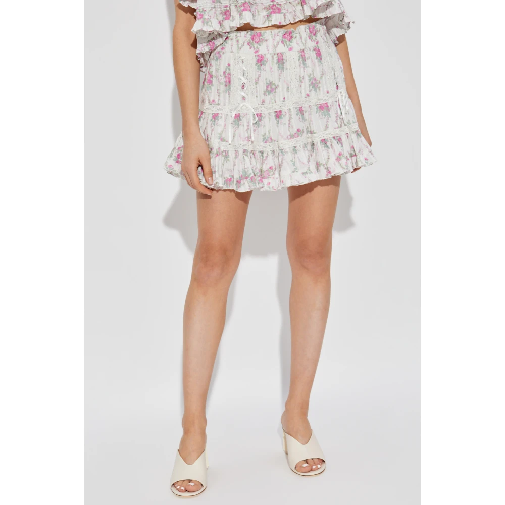 Loveshackfancy Trevina Rok White Dames