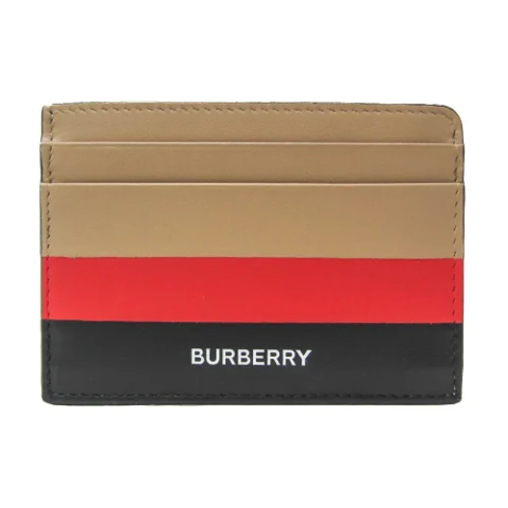 Burberry Vintage Pre-owned Leather home-office Multicolor Dames