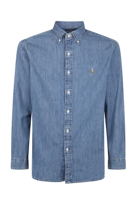 Denimskjorta med knappar