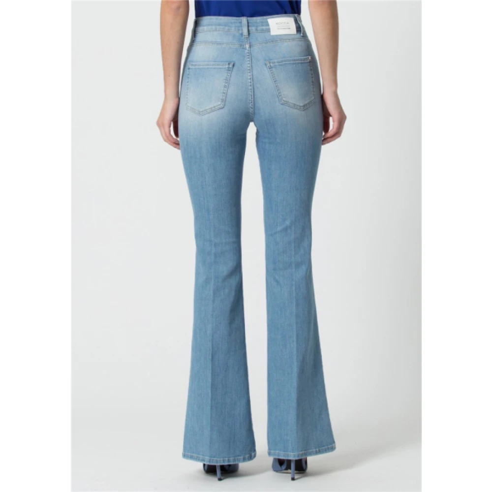 Kocca Vintage Flared Jeans voor vrouwen Blue Dames