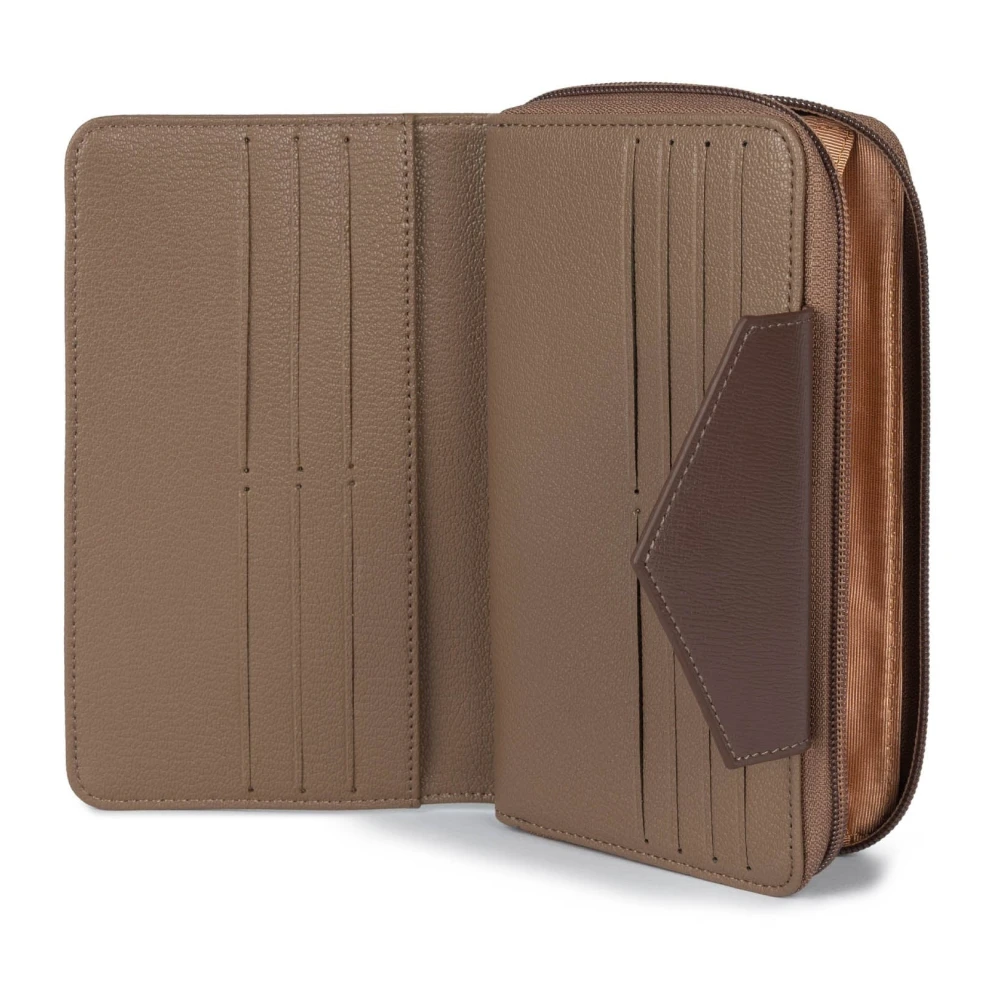 Lancaster Maya Rits Rugzak Taupe Brown Dames