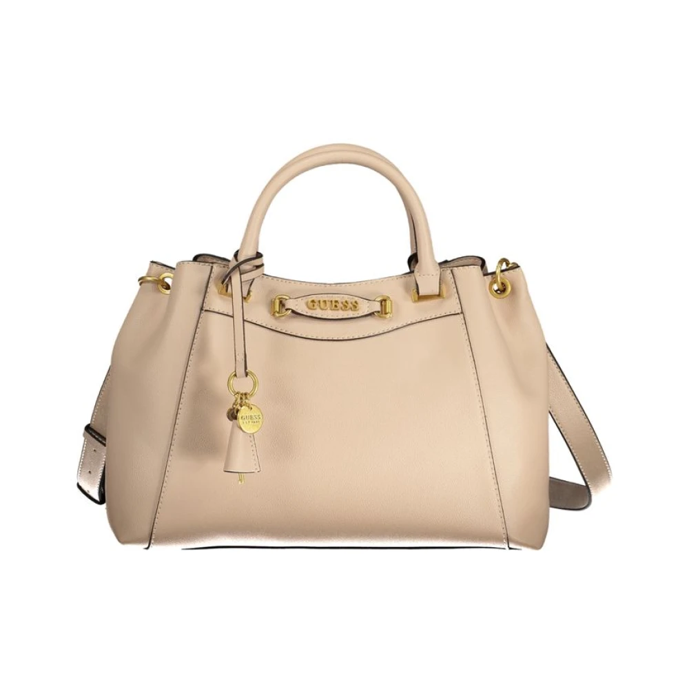 Guess Beige Handtas met Smaragdaccenten Beige Dames