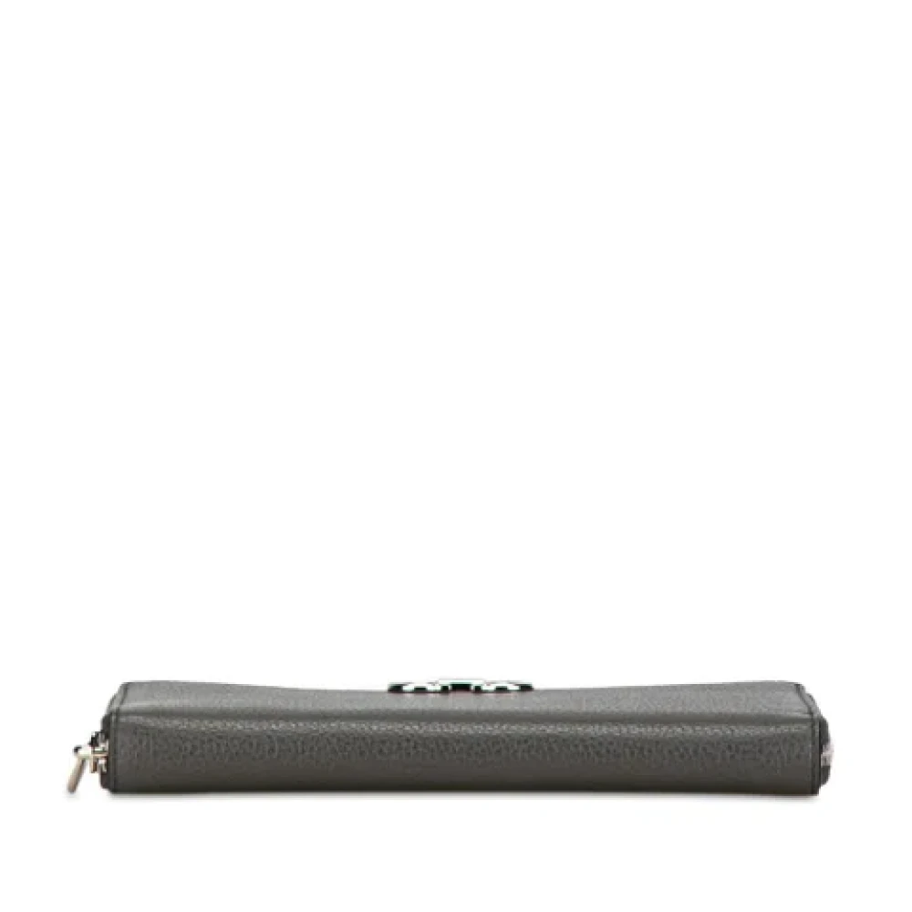 Salvatore Ferragamo Pre-owned Leather wallets Gray Dames