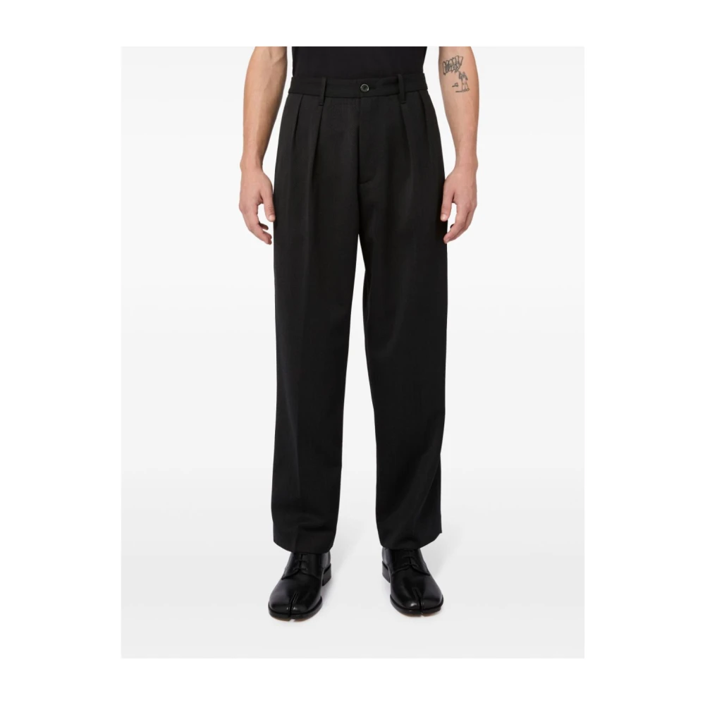 Nine In The Morning Zwarte Broek voor Mannen Aw24 Black Heren