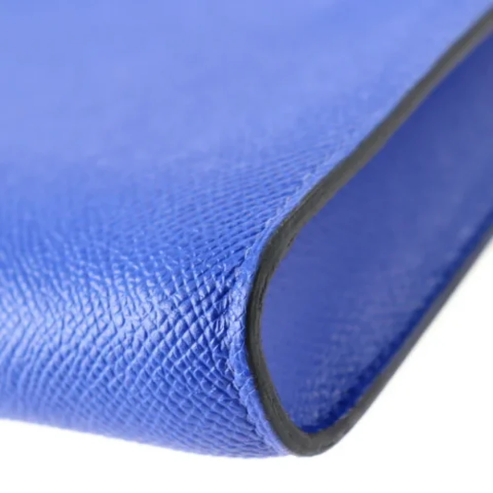 Hermès Vintage Pre-owned Fabric clutches Blue Dames