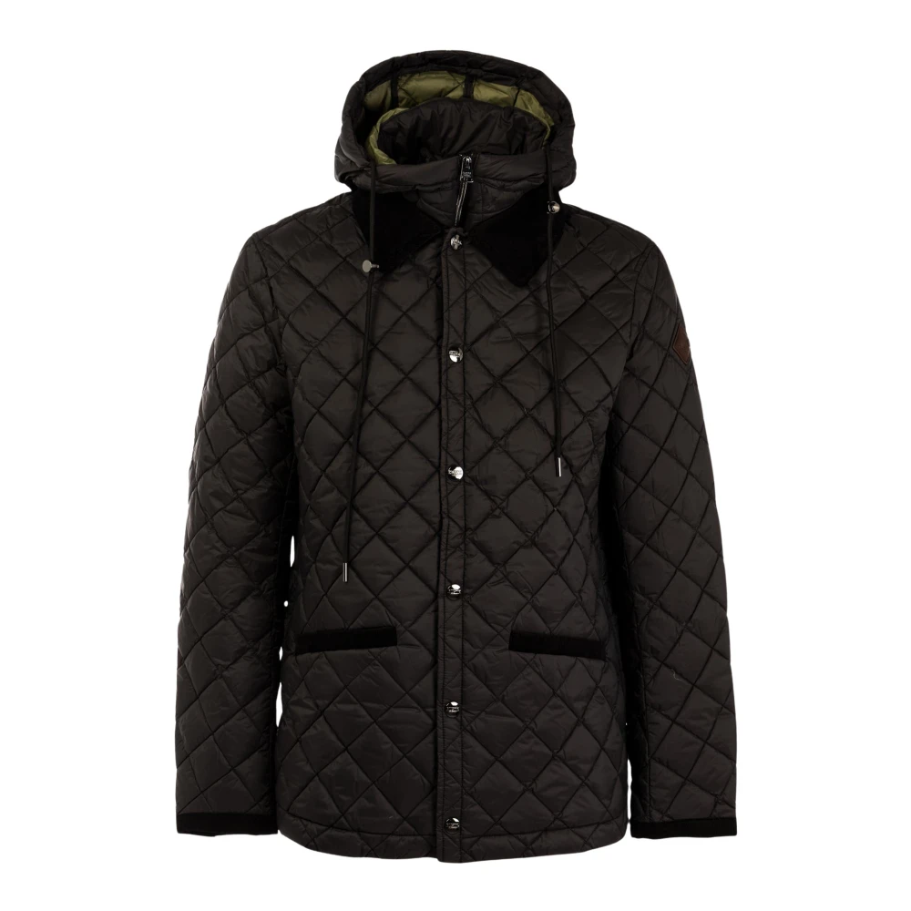 Husky Original Gewatteerde Hoodie Jas Dorian C002 Black Heren