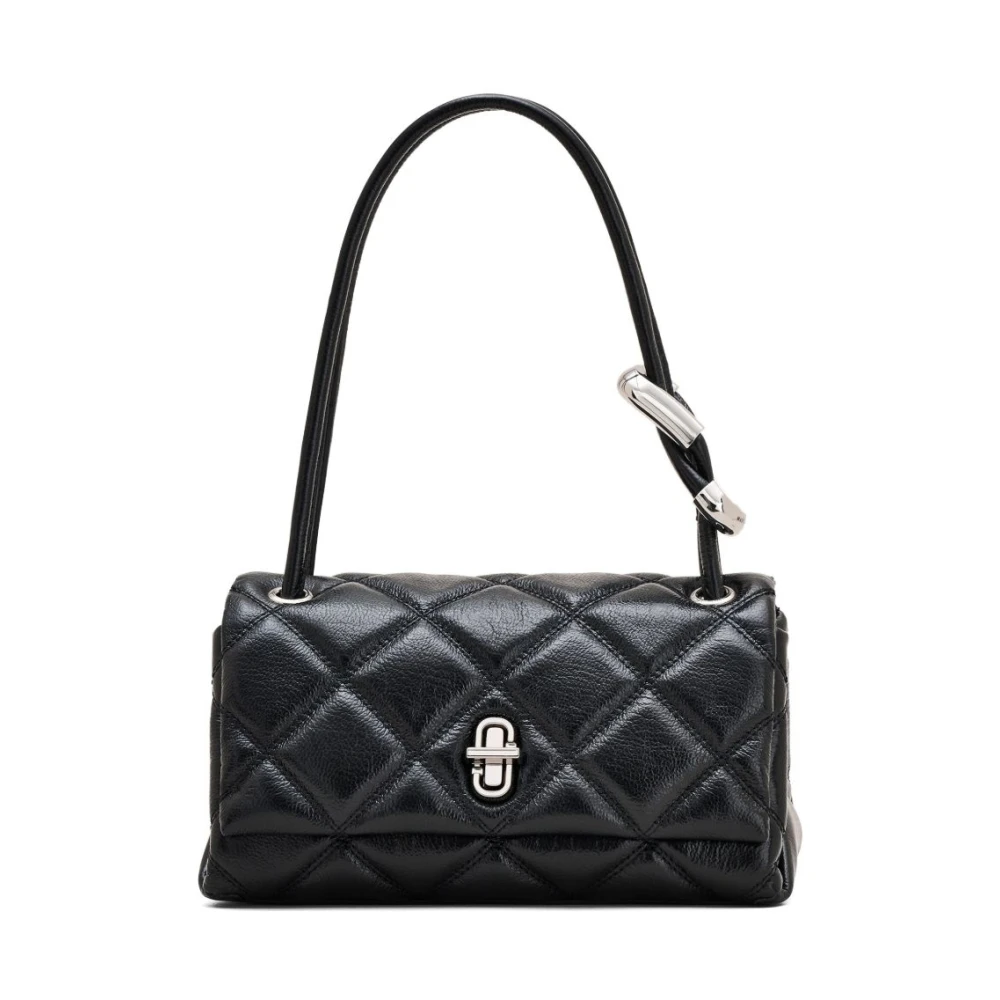 Marc Jacobs Women's Black Mini Quilted Dual Shoulder Bag