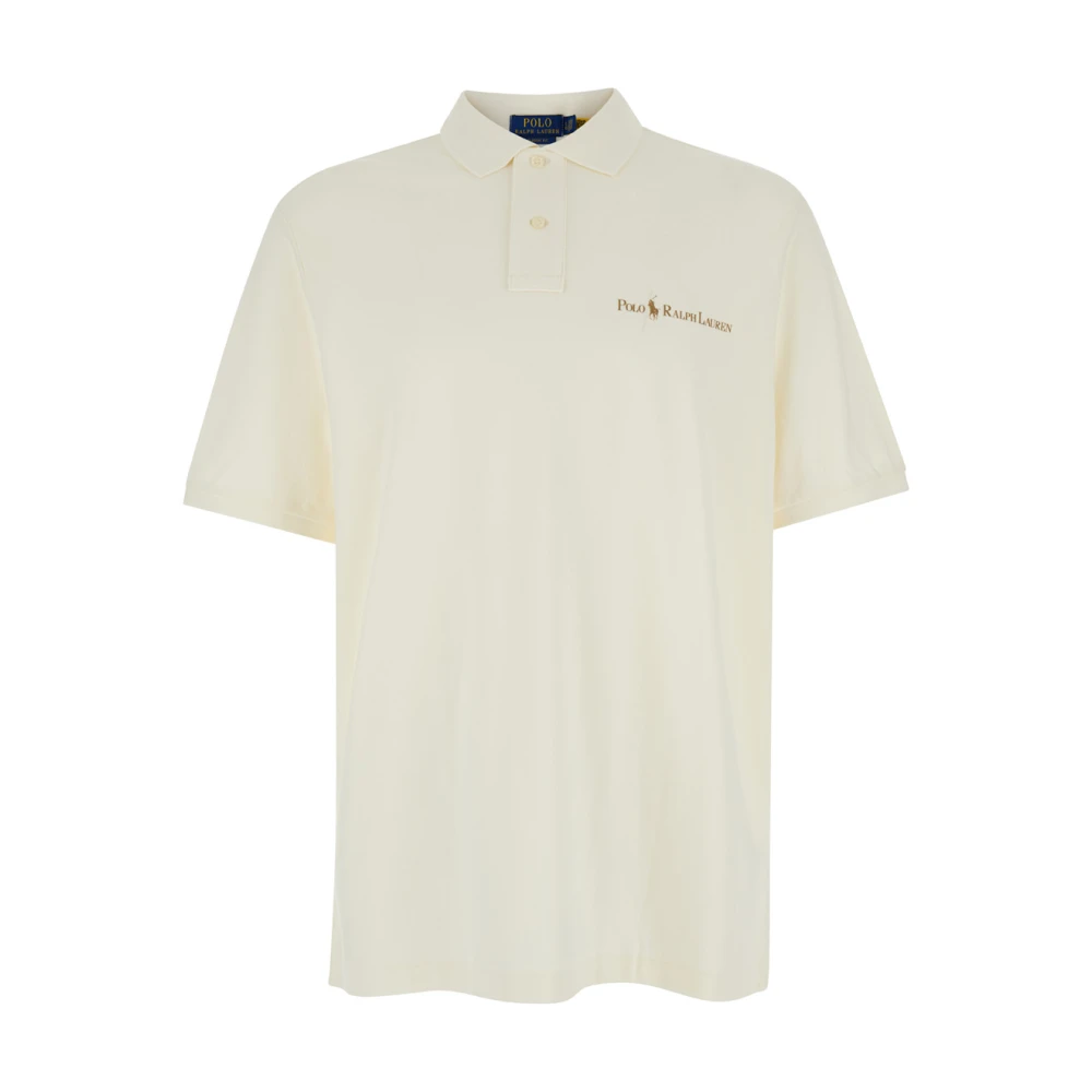 Polo Ralph Lauren Klassieke Witte Polo Shirt met Logo White Heren