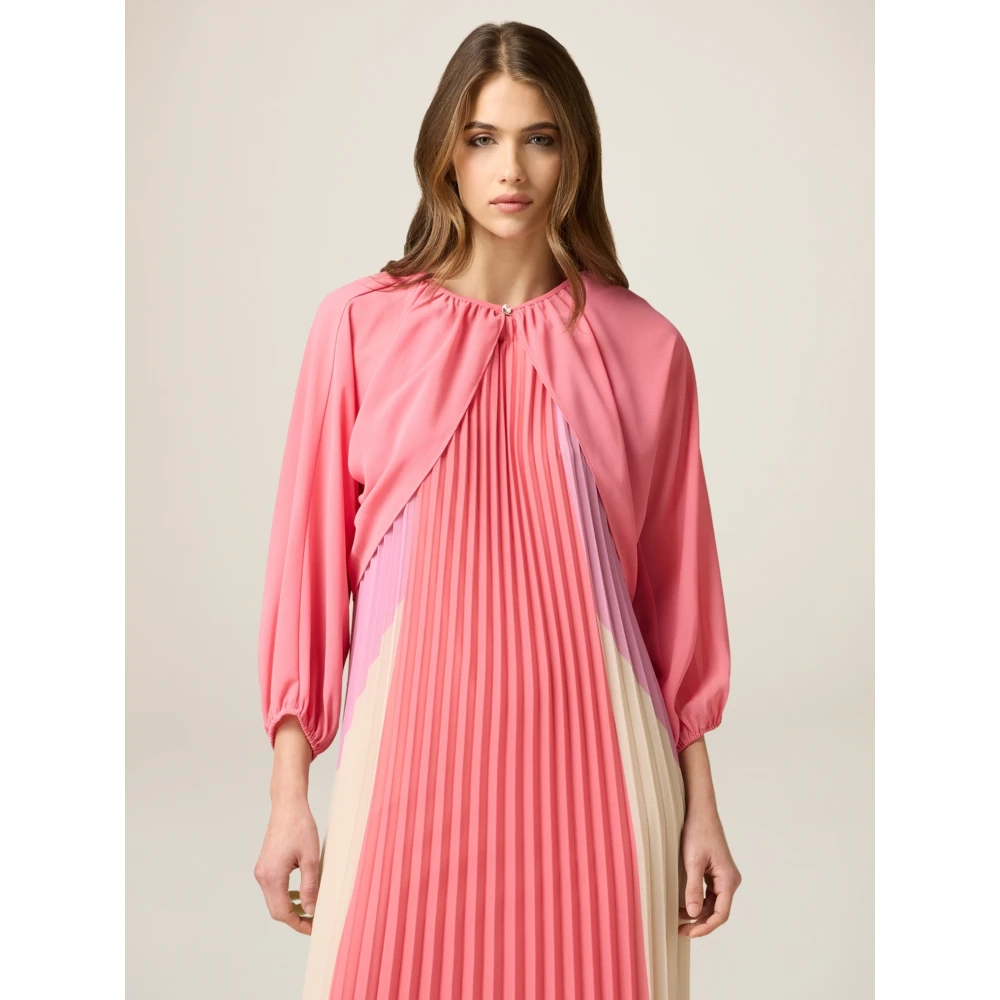 Oltre Georgette Bolero met Juweelknoop Pink Dames