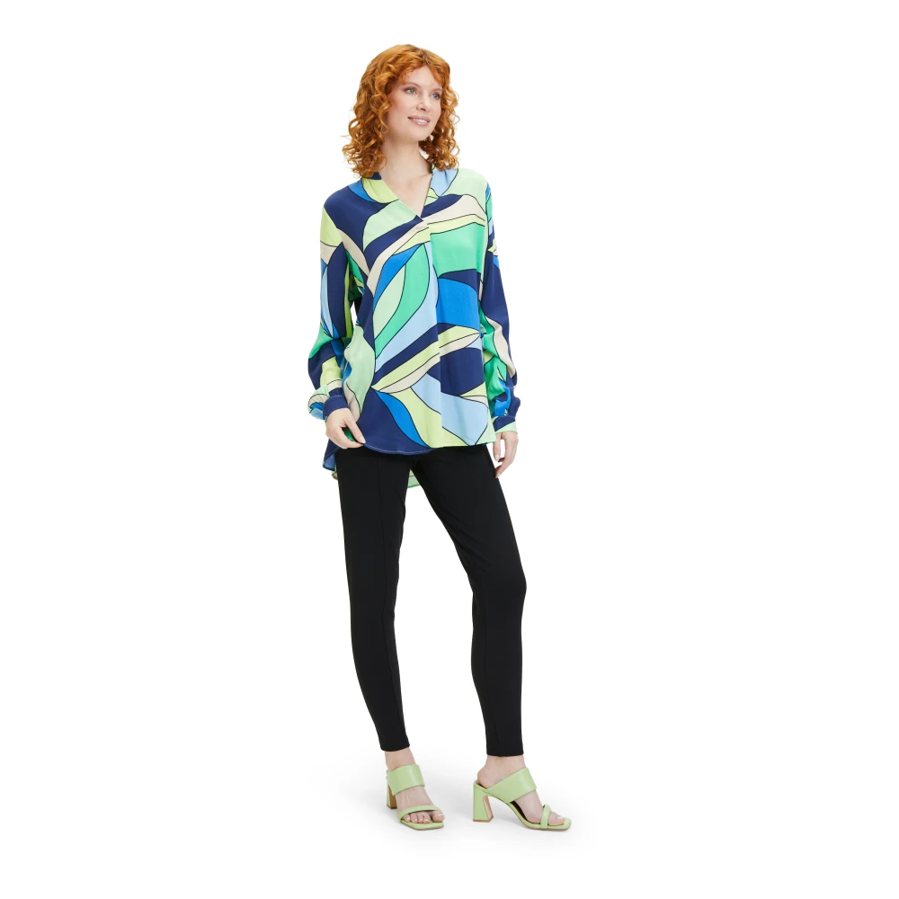 Betty Barclay Mouwloze Blouse met Stijlvolle Print Multicolor Dames