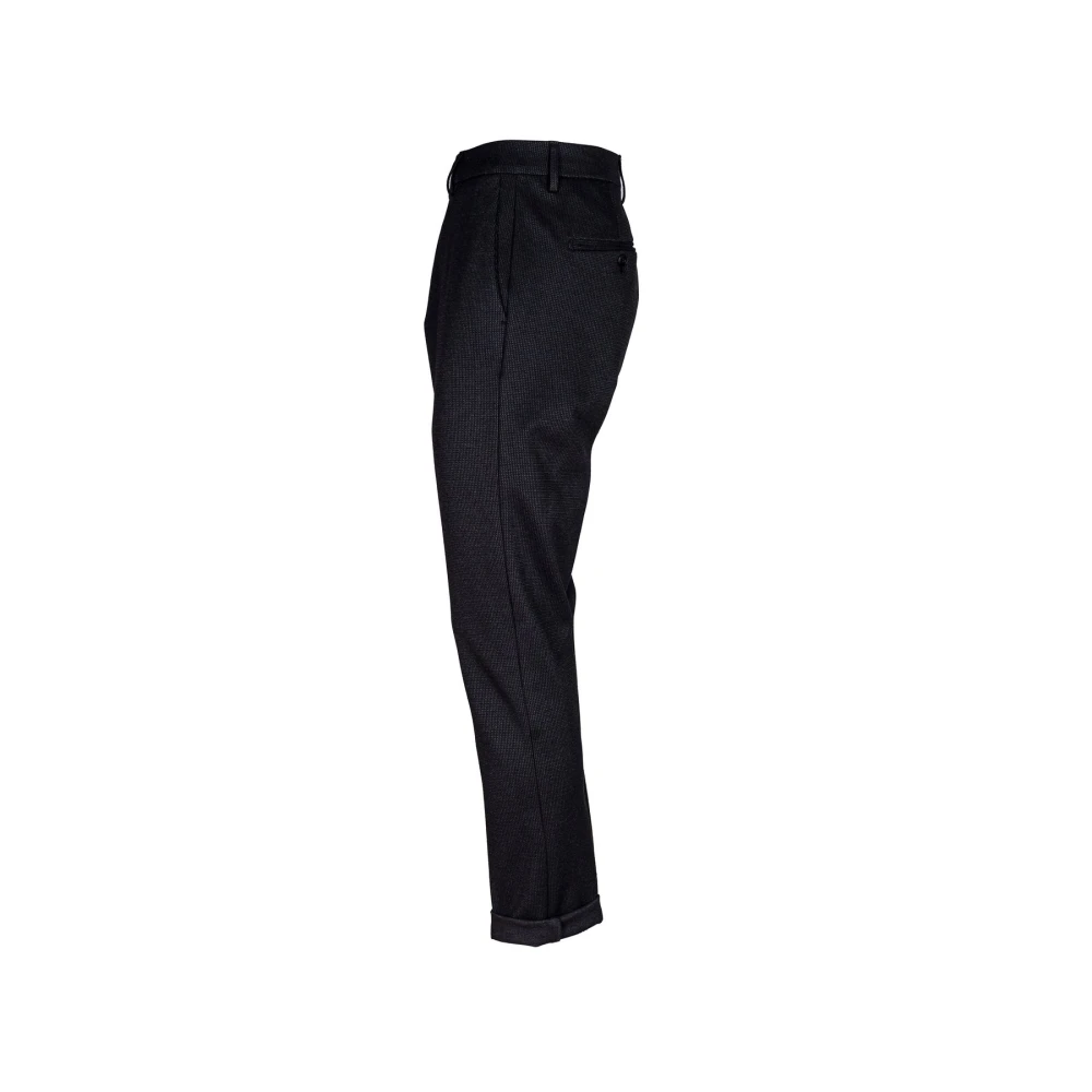 Dondup Heren Chino Broek met Geldzak Black Heren