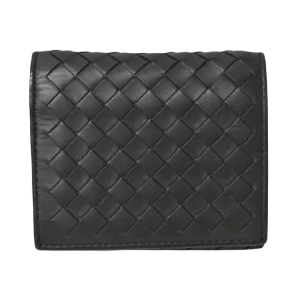 Bottega Veneta Vintage Pre-owned Leather wallets Black Heren