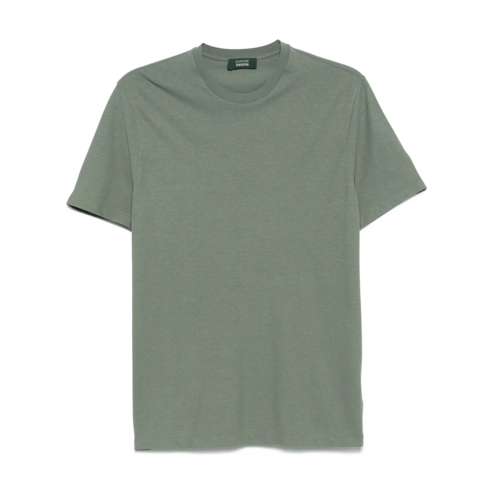 Zanone - Tops > T-Shirts - Green - Zanone - Modalova