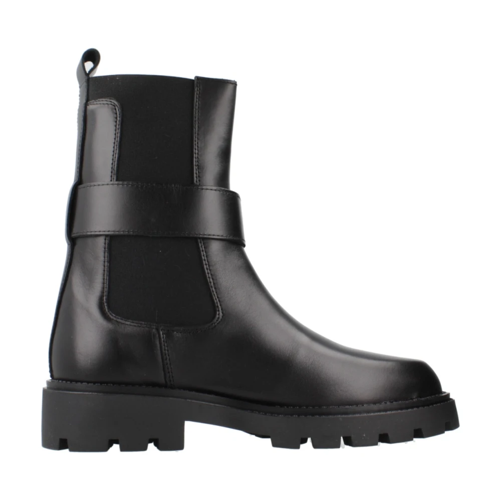 Alpe Vrouw Zwart Klassieke Chelsea Boots Agnes Stijl