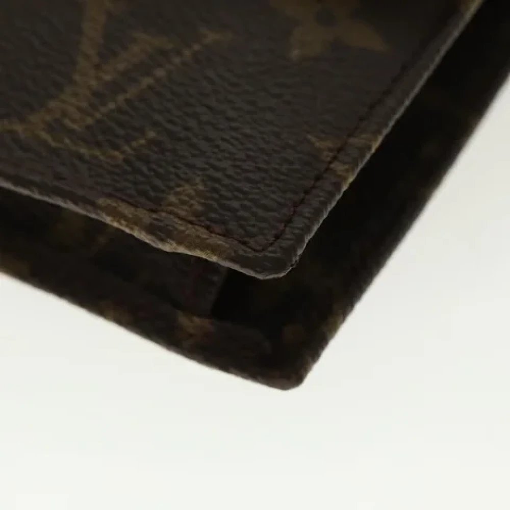 Louis Vuitton Vintage Pre-owned Canvas clutches Brown Dames