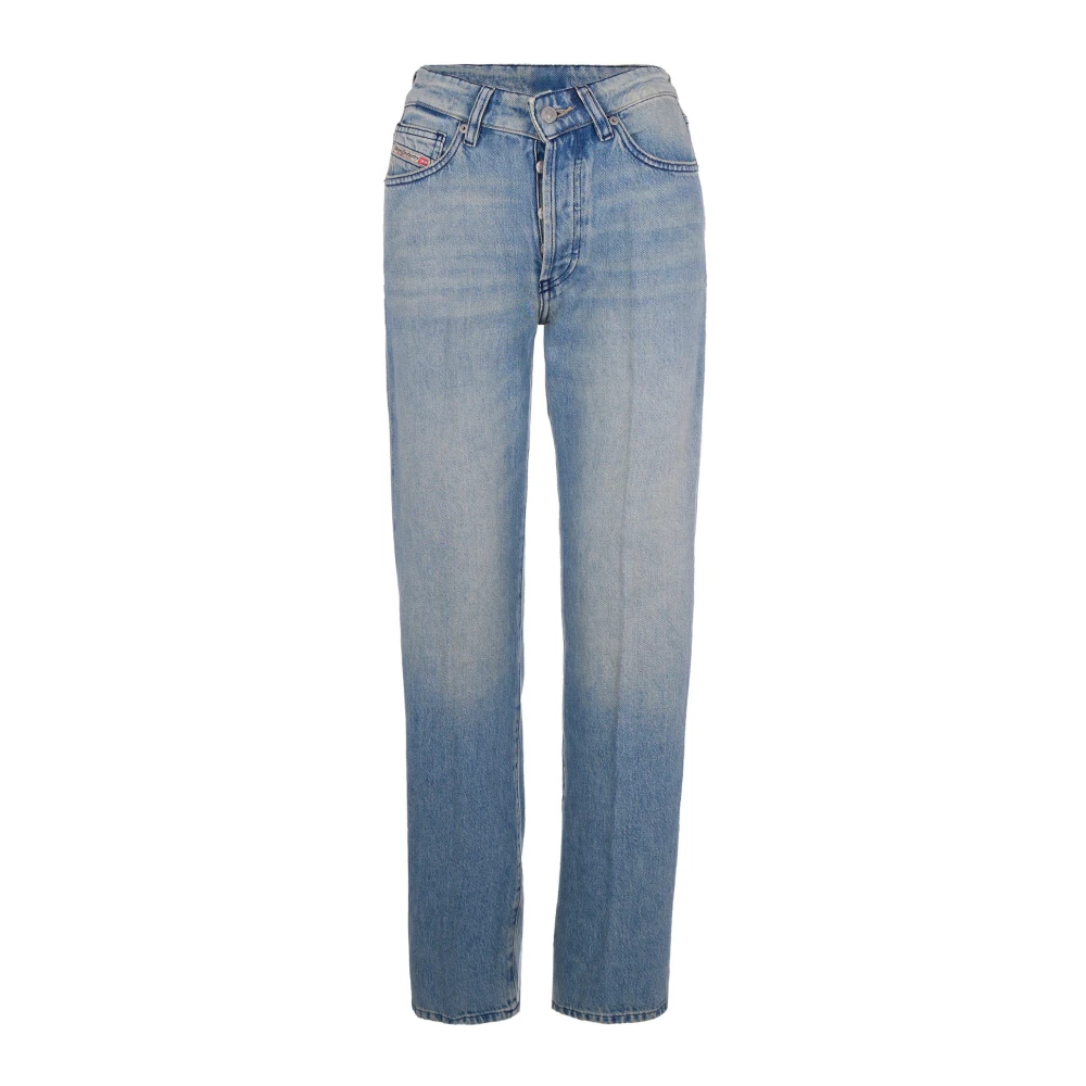 Diesel Kvinno Blå Jeans Dam, W25, Bomull, Raka Jeans