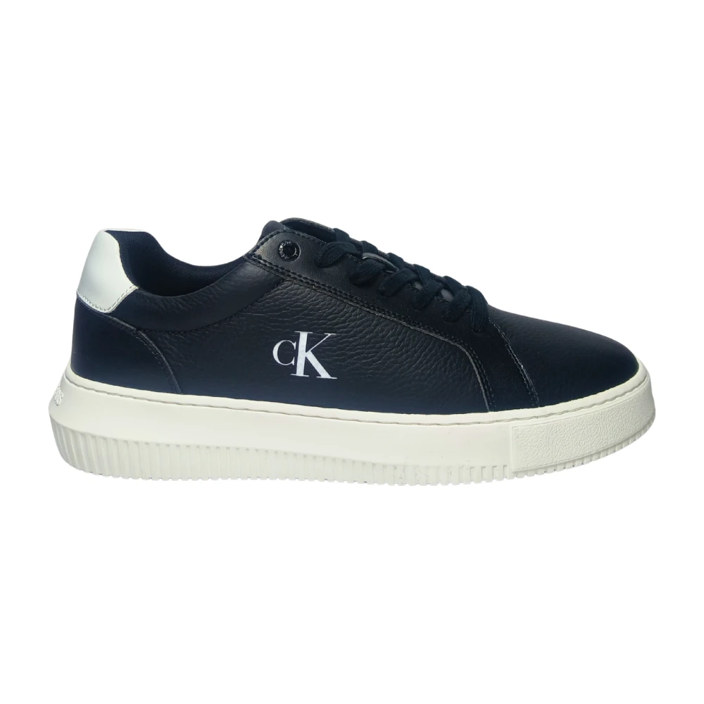Calvin Klein Jeans Men's Black Sneaker Pelle
