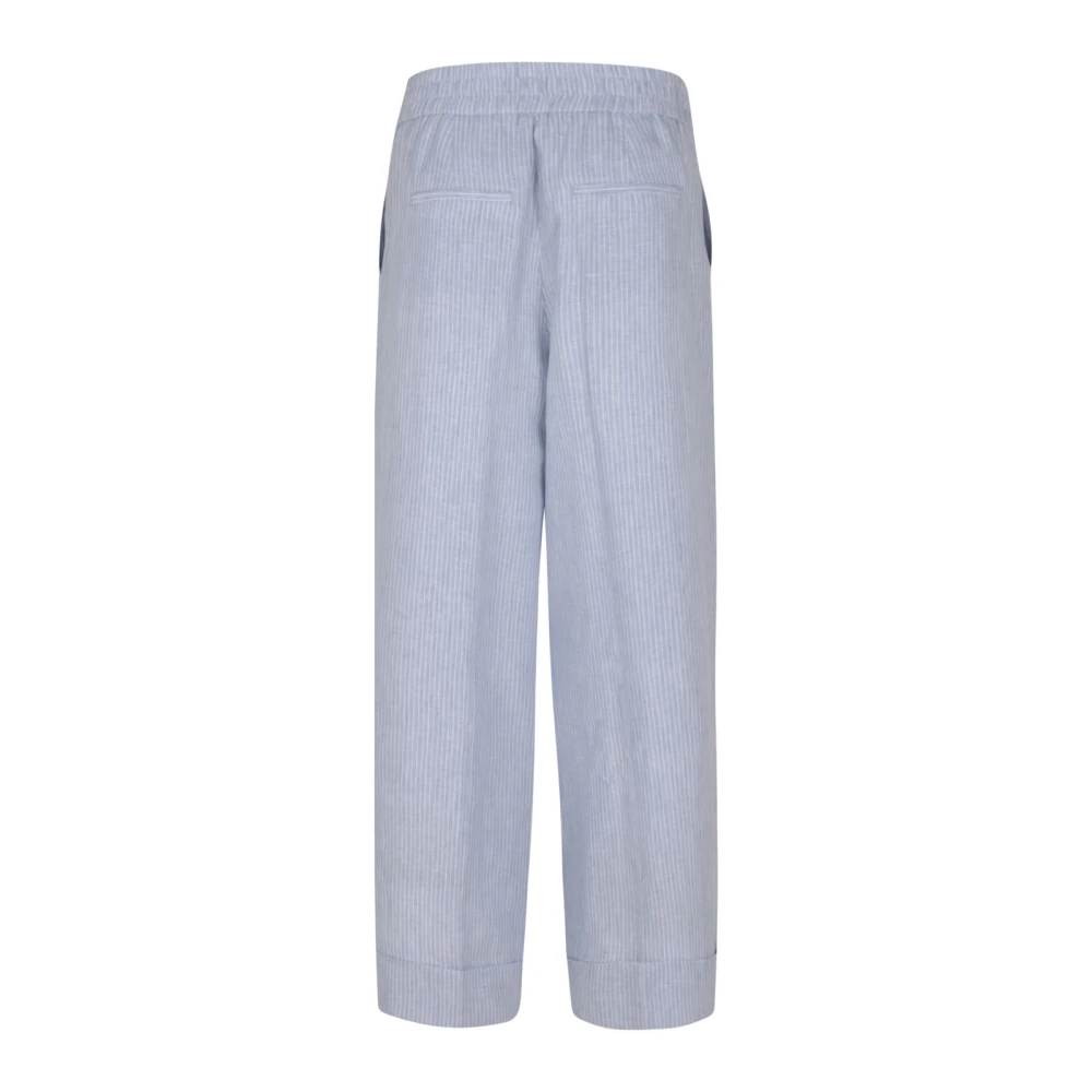 PESERICO Canvas Damesbroek Blue Dames