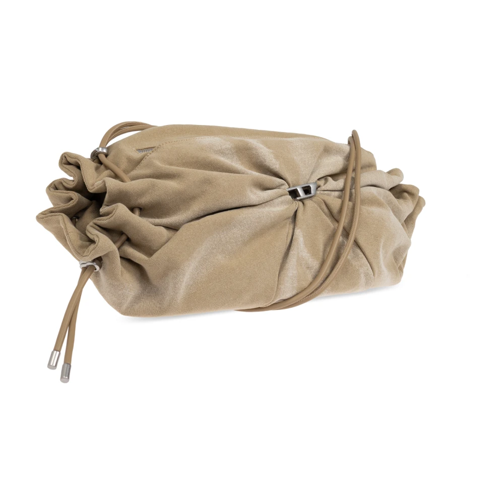 Diesel Schoudertas Scrunch-D Beige Dames