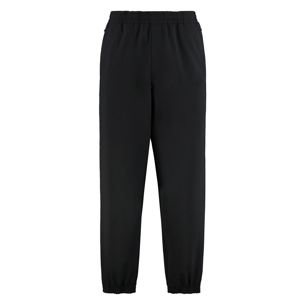 Moncler Men's Black Sweatpants, Xl, Logo Jogging Trousers