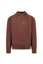 bruine-gebreide-crewneck-sweater