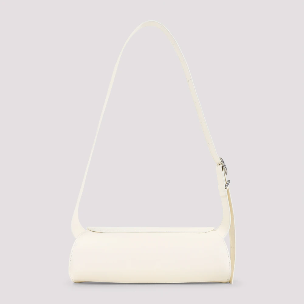 Jil Sander Witte Leren Handtas White Dames
