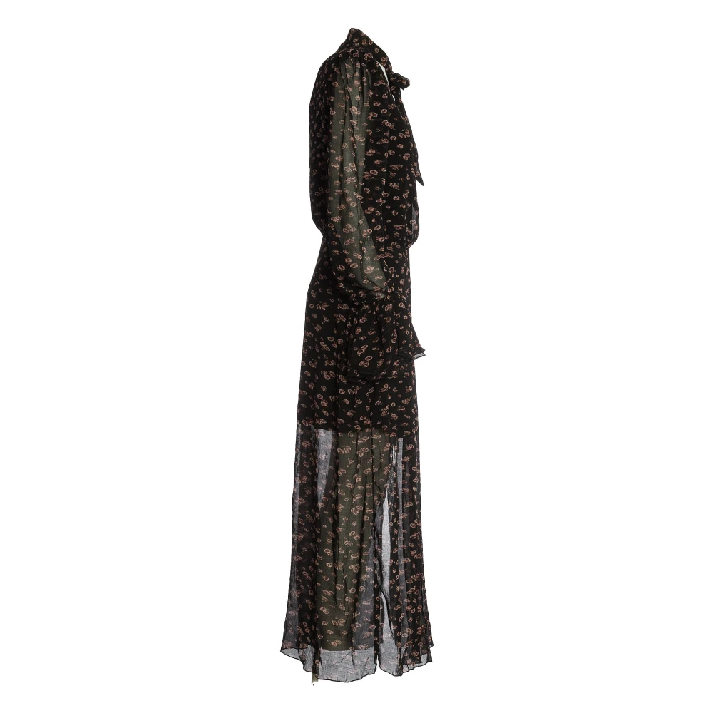 Rotate Birger Christensen Multicolor Lange Hals Elegante Jurk Multicolor Dames