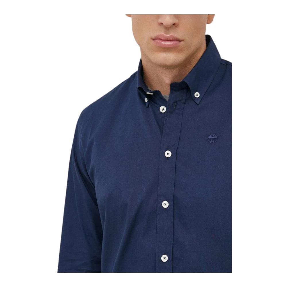 North Sails Lange mouwen overhemd Blue Heren