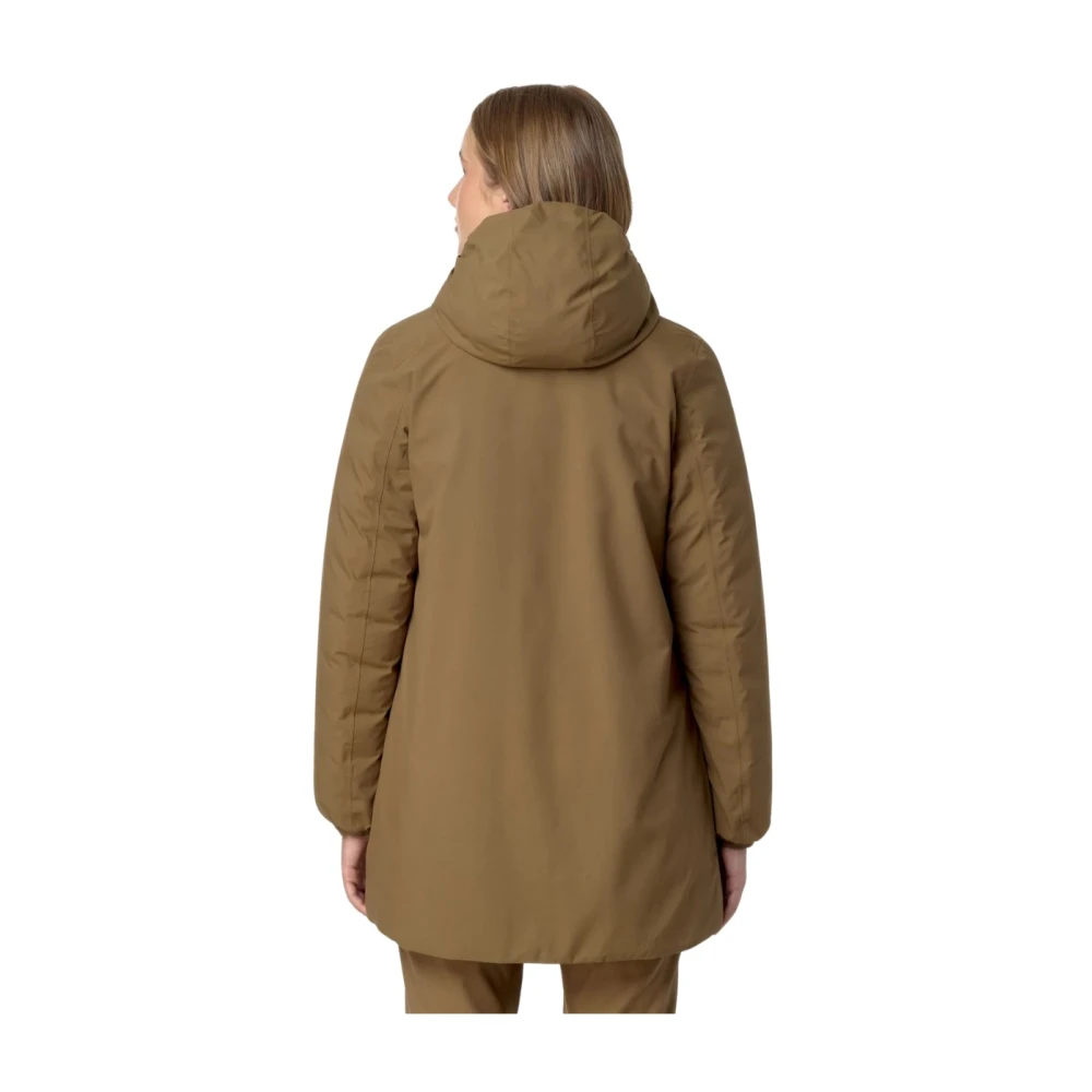 K-way Thermo Dubbele Jas Green Dames