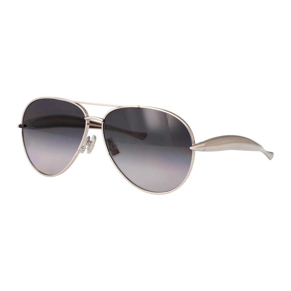 Bottega Veneta Unisex Gray Sunglasses, 64 Mm, Pilot Sunglasses