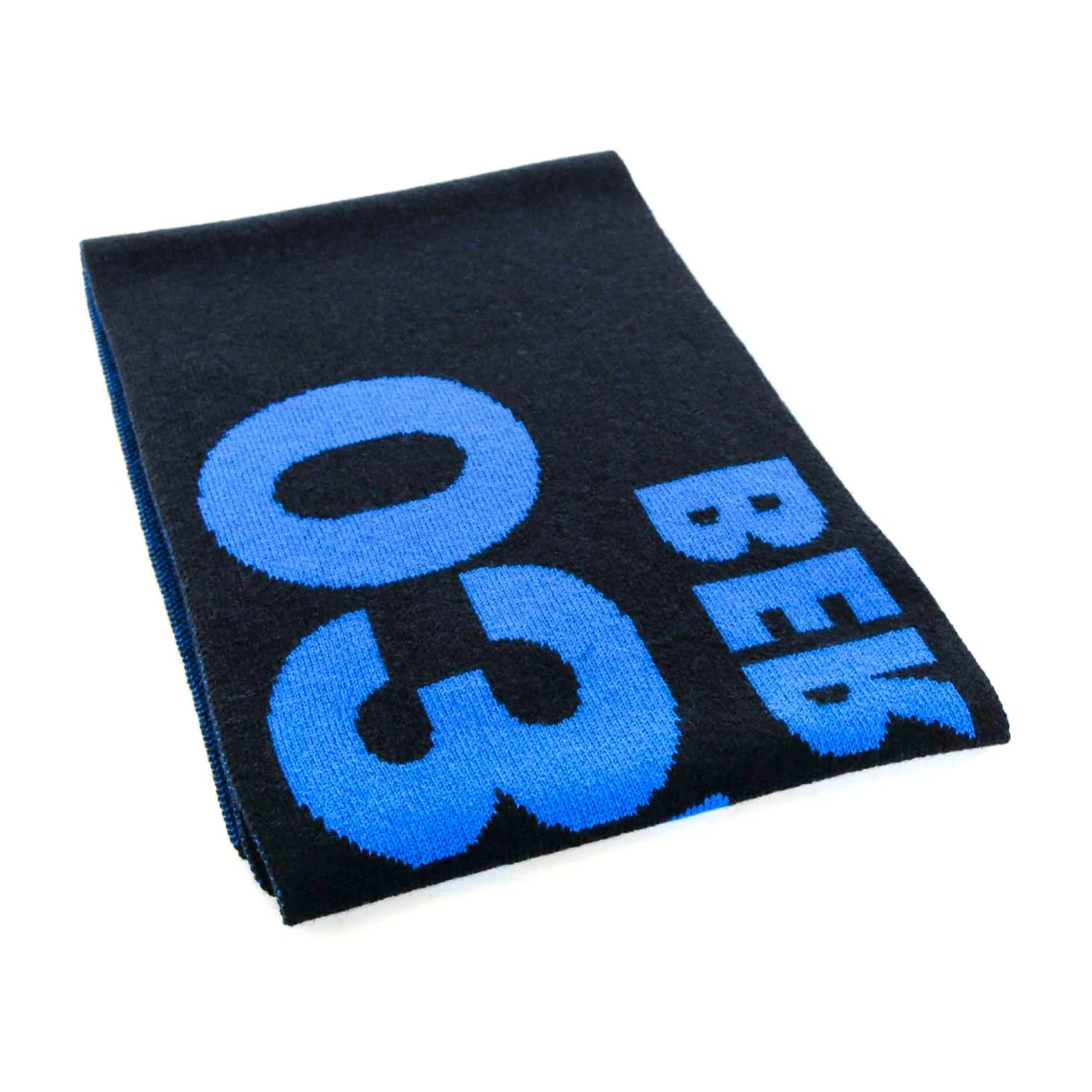 032c Merino Wol Selfie Sjaal Blue Heren