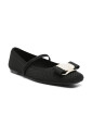 black-elasticated-strap-flat-shoes